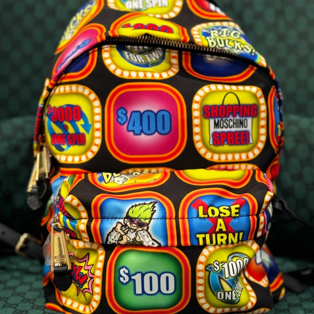 New Moschino x Jeremy Scott x Trolls back pack